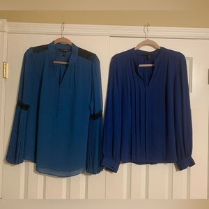 WHBM (2) Blue blouses